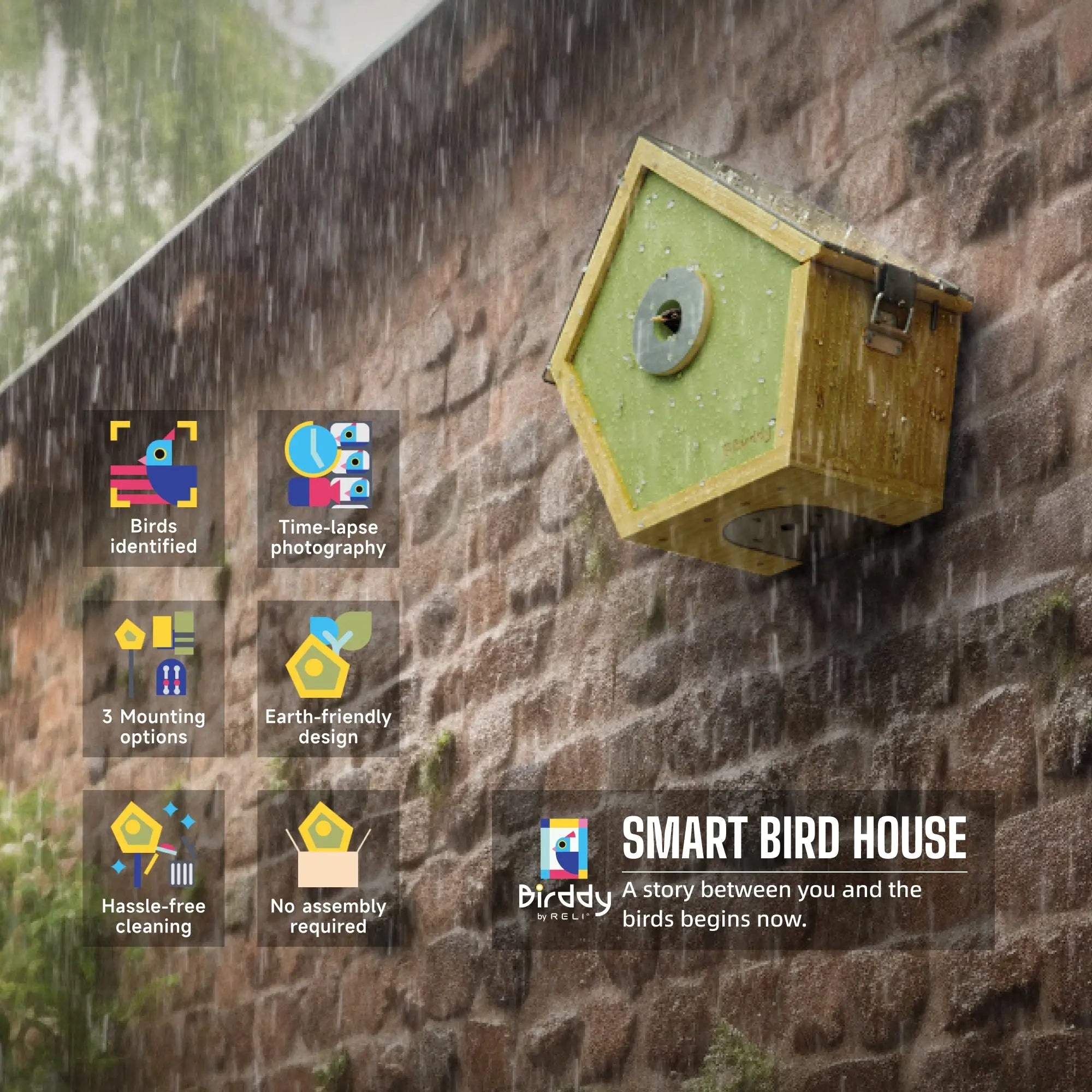 Reli Birddy Smart Bird House Reli Technologies